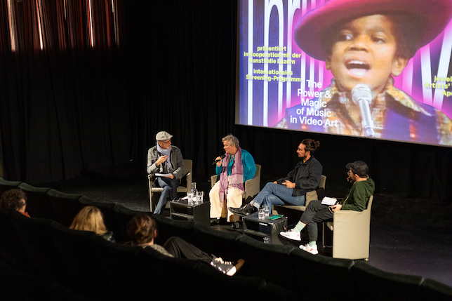 VIDEO WINDOW. Thrill Me, stattkino Luzern, 28.10.23: Artists' talk, Bruno Z'Graggen, Muda Mathis, Jannik Giger & Michael Sutter