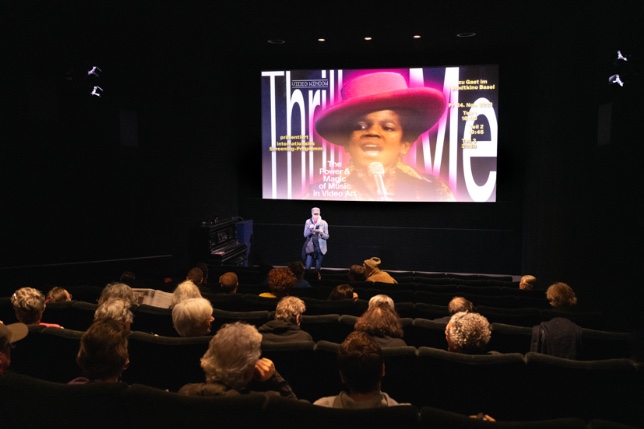 VIDEO WINDOW. Thrill Me, Stadtkino Basel, 24.11.23: Welcome by Bruno Z'Graggen