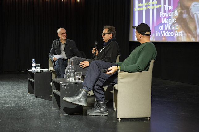 VIDEO WINDOW. Thrill Me, stattkino Luzern, 04.11.23: Artists' talk, Bruno Z'Graggen, Dominik Stauch & Wolfgang Zwiauer (musician)