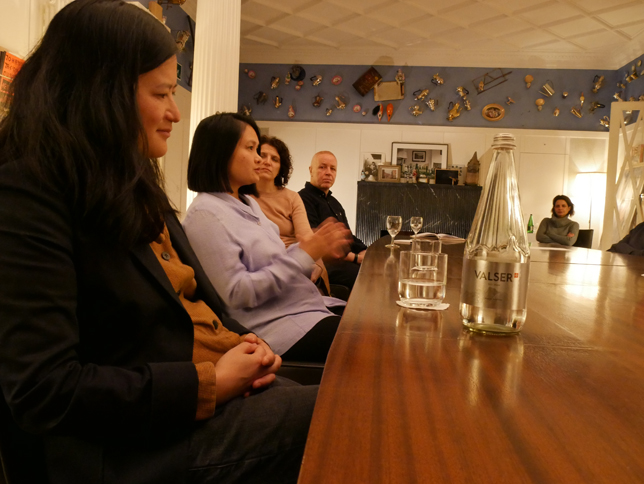 Themengespräch: Bruno Z'Graggen im Gespräch mit Quynh Dong und Hin Van Tran (HKB Bern). Johann Jacobs Museum (05.03.2019)