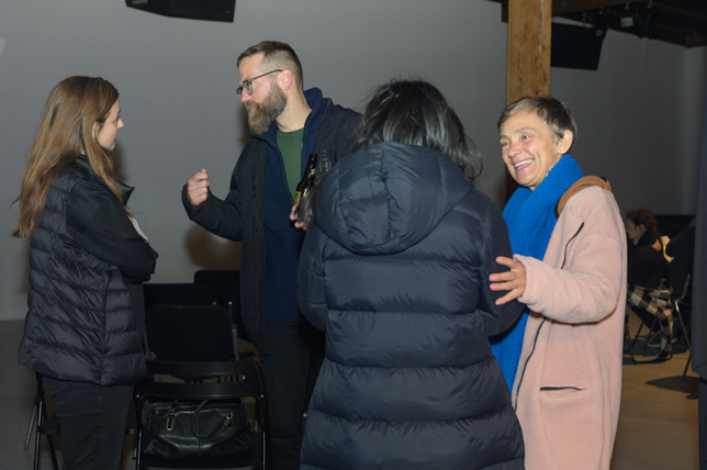 Kunstraum Walcheturm, 2020. Bar Talk mit Clarisse Hahn, Daniel Morgenthaler, Quynh Dong und Lilian Frei